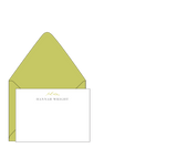 Hannah Wright Leaf - Personalized Stationery