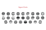 JKE Signet Monogram - Personalized Stationery