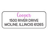 Claire Cooper - Return Address Label