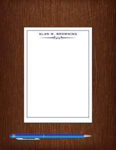 Alan M. Browning - 5x7 Personalized Notepad