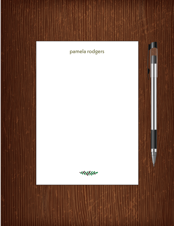 Pamela Rodgers - 5x7 Personalized Notepad