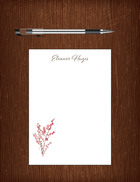 Eleanor Huges - 5x7 Personalized Notepad