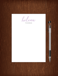 Helena Thomas - 5x7 Personalized Notepad