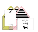 A Note from Stacy Dogs - Personalized Stationery