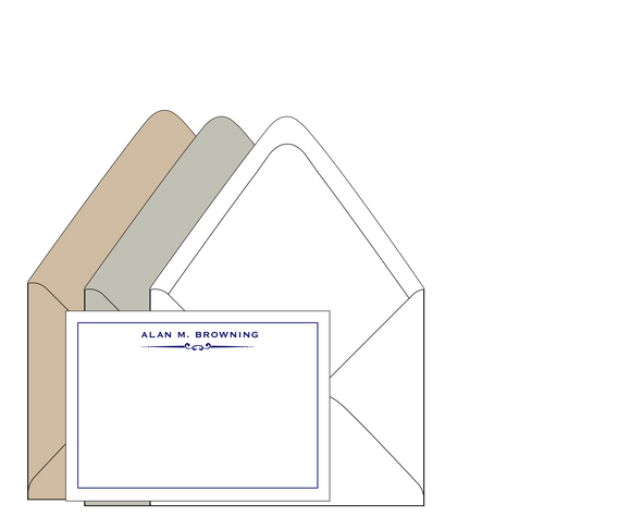 Alan M. Browning - Personalized Stationery