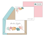 Amelia Doyler seashells - Return Address Label