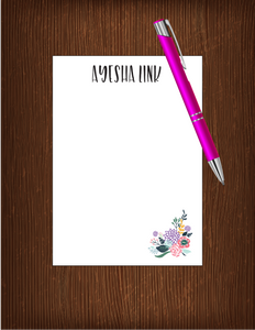 Ayesha Link - 5x7 Personalized Notepad