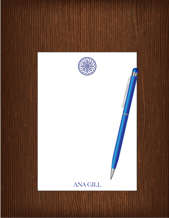 Ana Gill - 5x7 Personalized Notepad