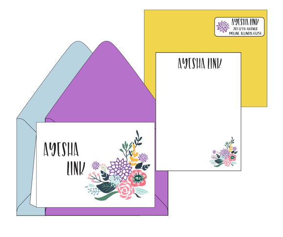 Ayesha Link - Personalized Stationery