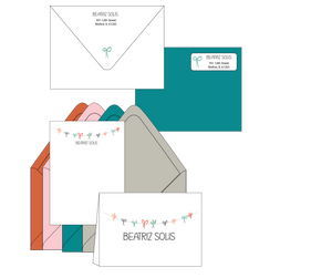 A Note from Katie Blithe - Personalized Stationery