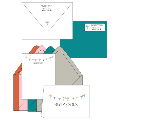 A Note from Katie Blithe - Personalized Stationery