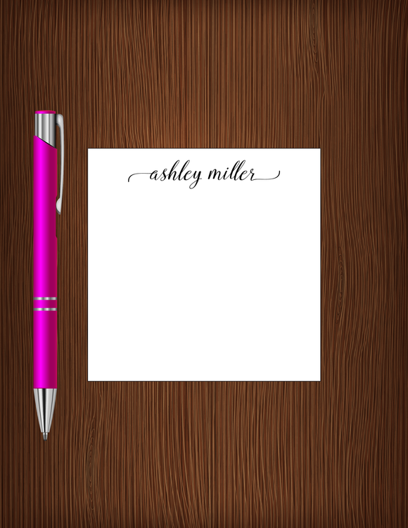 Ashley Miller - Personalized Memo Cube