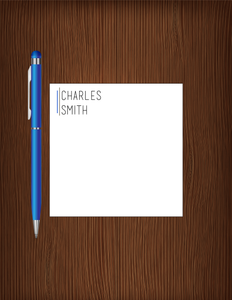 Charles Smith - Personalized Memo Cube