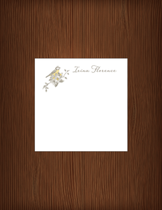 Irina Florence Birds - Personalized Memo Cube