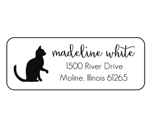 A Note from Madeline Cats - Return Address Label