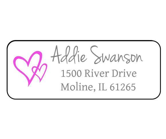 Addie Swanson - Return Address Label