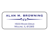 Alan M. Browning - Return Address Label