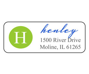 Alexia Henley - Return Address Label