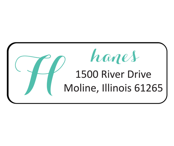 Cassidy Hanes - Return Address Label