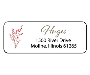 Eleanor Huges - Return Address Label