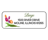 Evalyn Lange Tulip - Return Address Label