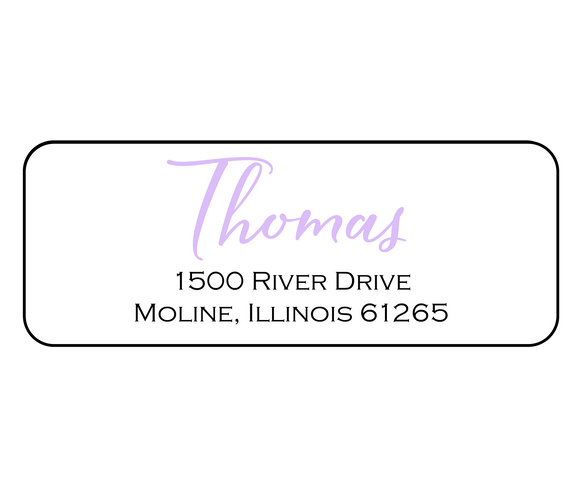 Helena Thomas - Return Address Label