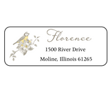 Irina Florence Birds - Return Address Label