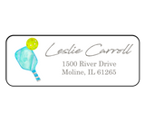 Leslie Ann Carroll Pickleball- Return Address Label