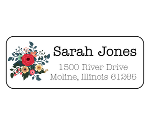 Sarah Jones - Return Address Label