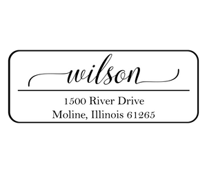 Wilson Family - Return Address Label