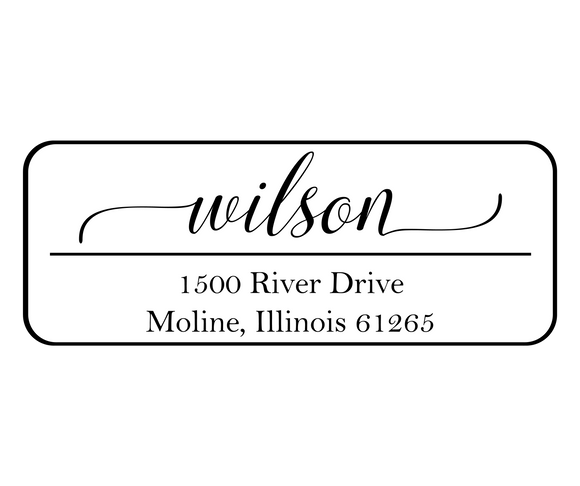 Wilson Family - Return Address Label