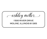 Ashley Miller - Return Address Label