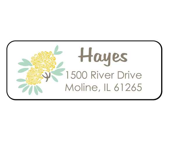 Elaine Hayes - Return Address Label