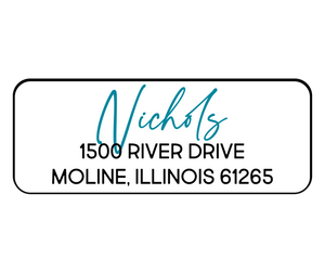 Evelyn Nichols - Return Address Label