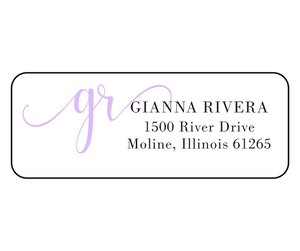 Gianna Rivera - Return Address Label