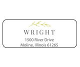 Hannah Wright Leaf - Return Address Label