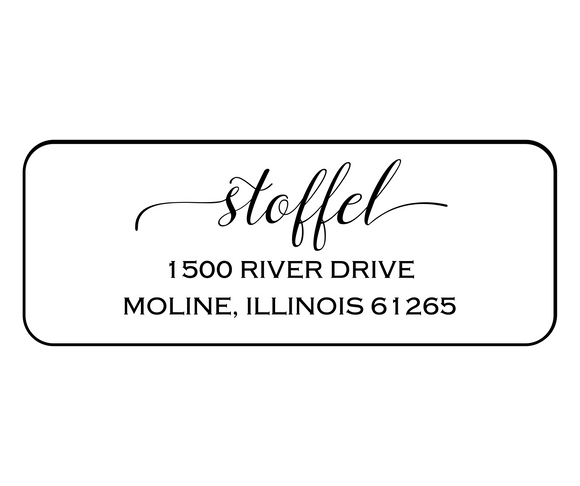 Madison Stoffel - Return Address Label