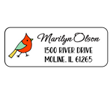 Marilyn Olson Birds- Return Address Label