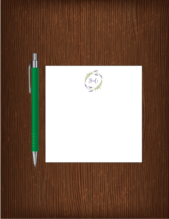 Heidi Lavender - Personalized Memo Cube