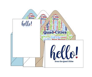 Hello from the Quad Cities - WaterMark Exclusive Stationery