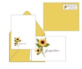 Jacqueline Sunflower - Return Address Label