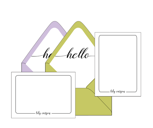 Lily Carson - Personalized Stationery