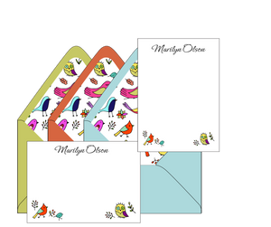 Marilyn Olson Birds - Personalized Stationery