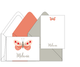 Melanie Butterfly - Personalized Stationery