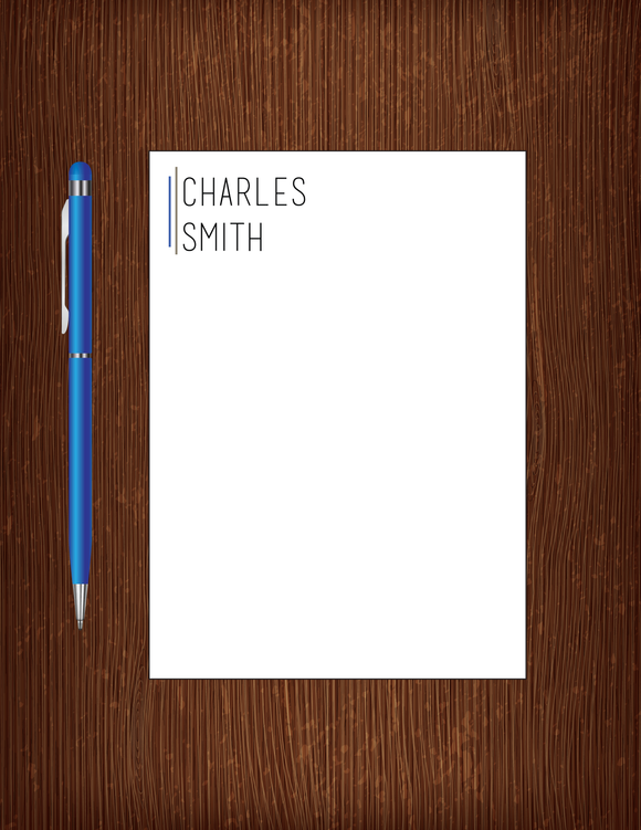 Charles Smith - 5x7 Personalized Notepad