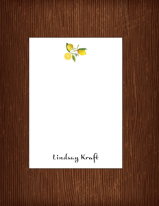 Lindsay Kraft - 5x7 Personalized Notepad