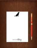 A Note from Stacy dogs - 5x7 Personalized Notepad