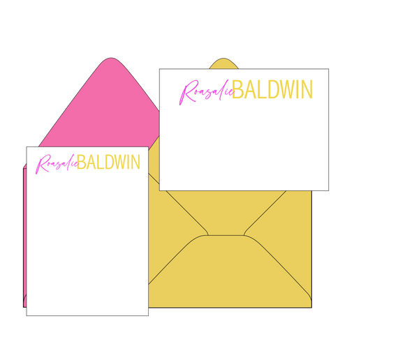 Rosalie Baldwin - Personalized Stationery