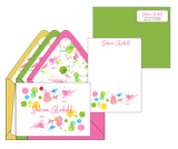 Sabrina Gladwell Paint Splats - Return Address Label