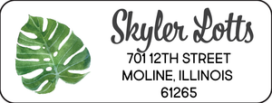 Skyler Lotts Tropical - Return Address Label